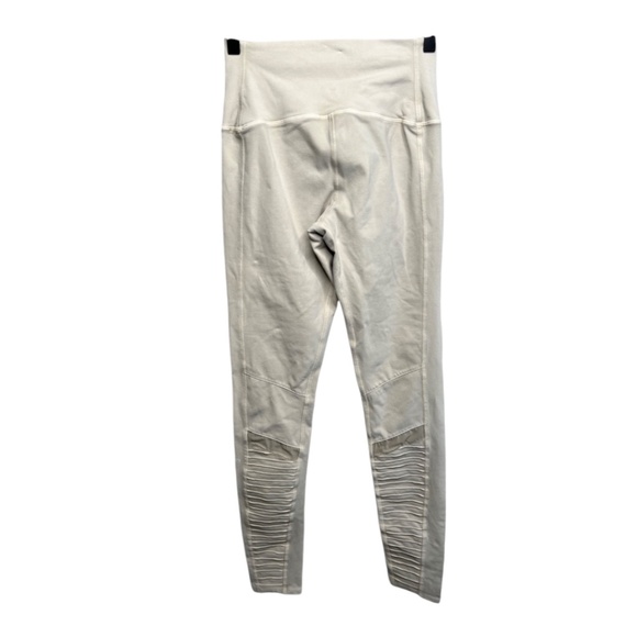 Alo HIGH-WAIST MOTO Legging Size‎ S Off White - Picture 3 of 7